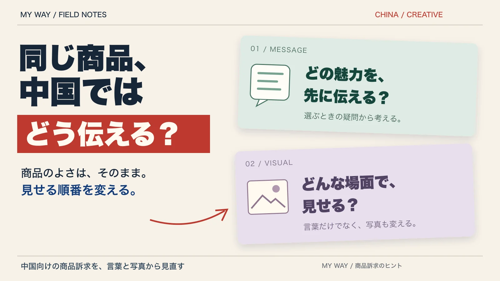 red-product-messaging-cover-v7 同じ商品、中国ではどう伝える?小紅書マーケティングの商品訴求を言葉と写真から考える